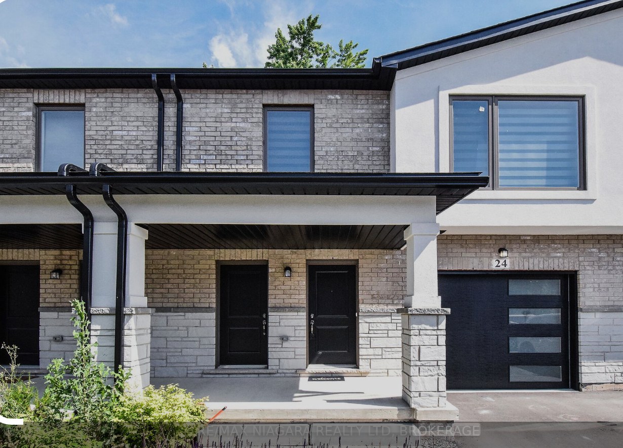 Exterior of the new townhome on Alayche Trail in Welland, Ontario